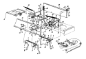 Page B Diagram and Parts List for 1363694H701 1996 Yard Man Lawn Tractor